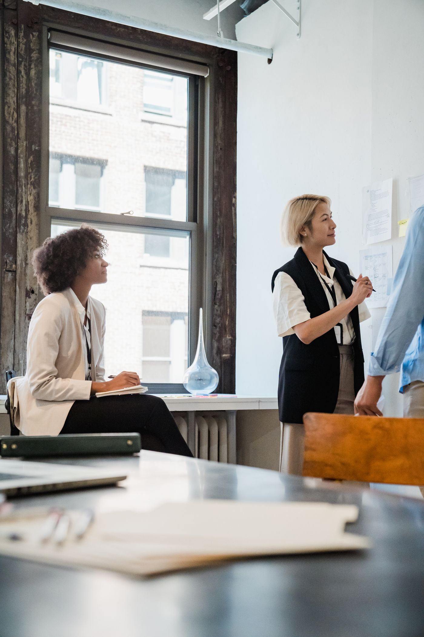 Investment team in a meeting